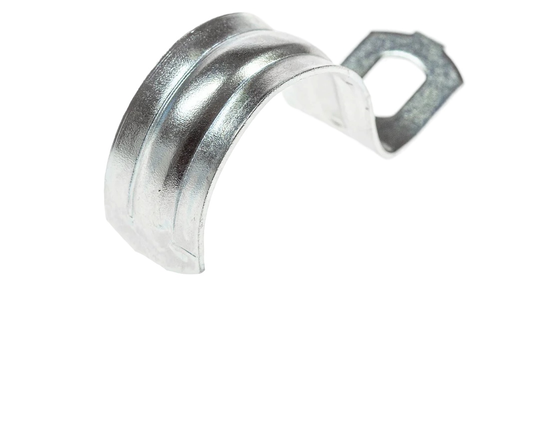 Скоба однолапковая СМО d=25-26мм для металлорукава (уп. 100 шт.)