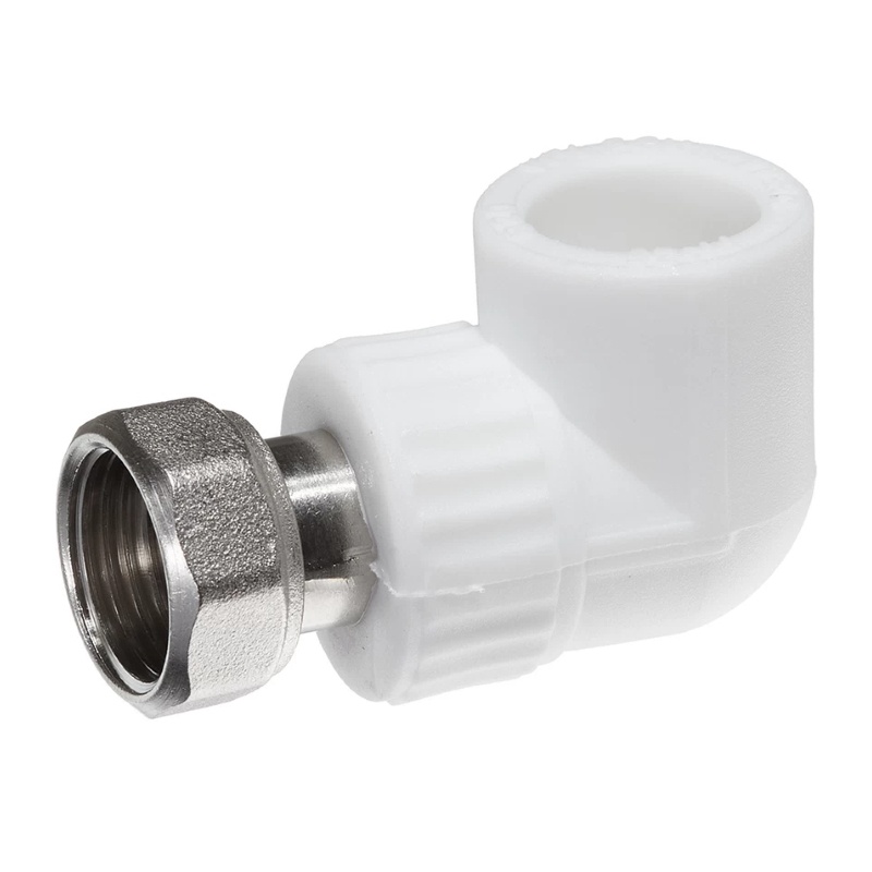 Угол с накидной гайкой Valfex полипропилен 20х1/2" ВР