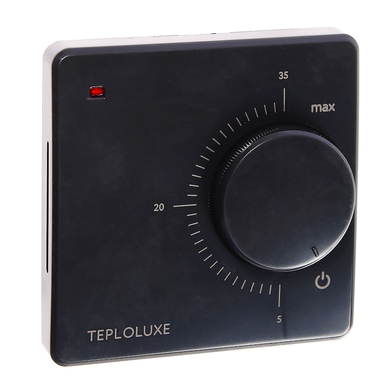 Терморегулятор Teplolux механический LC 001, черный