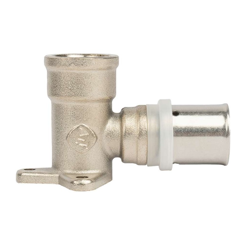 Угольник пресс Altstream для м/п, с креплением 20х1/2" ВР