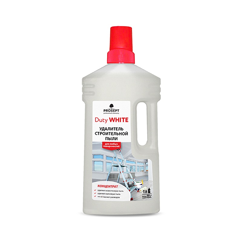Средство для удаления гипсовой пыли Просепт Duty White, концентрат (1 л)