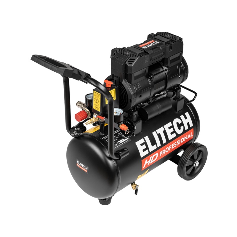 Компрессор Elitech ACF 300-24S 002 300 л/мин, 1,5 кВт, 8 бар, 24 л, безмасляный