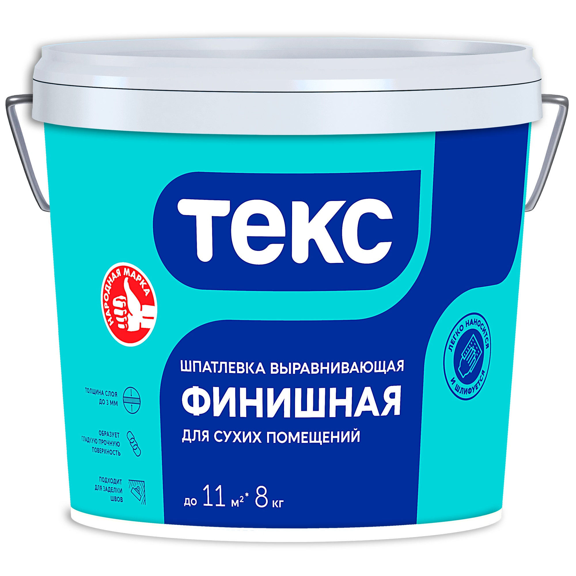 Шпаклёвка латексная Текс Профи финишная (8 кг)