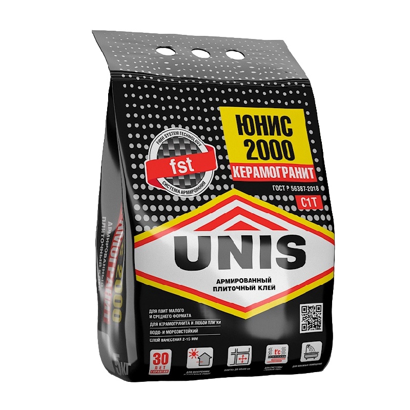 Клей для плитки Unis 2000 (5 кг)