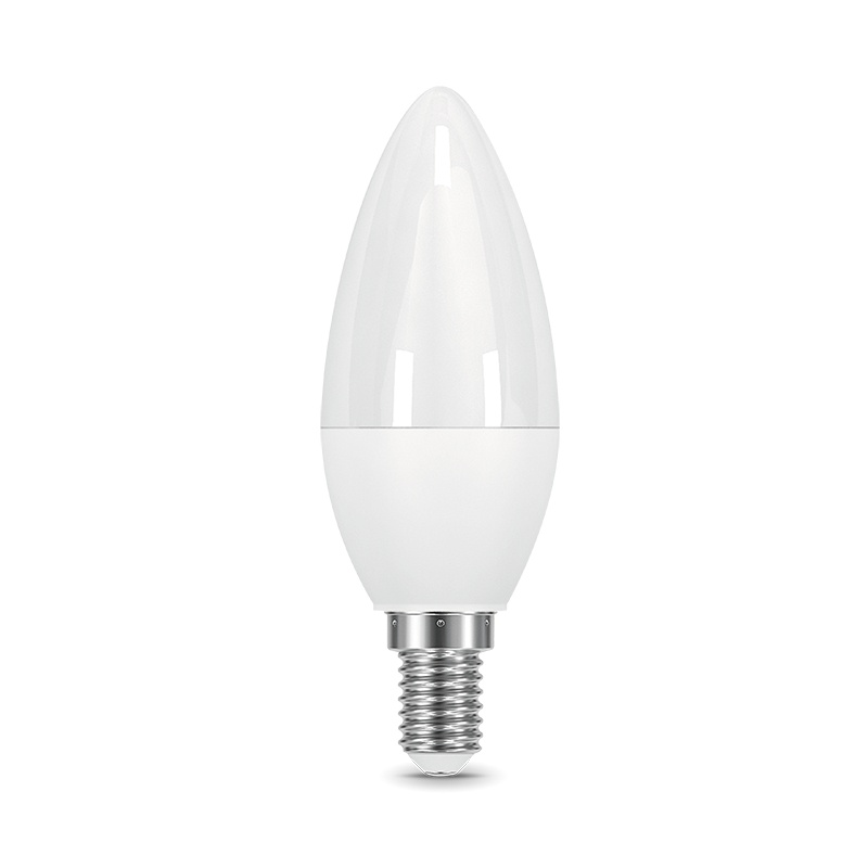 Лампа светодиодная Gauss Black LED E14, свеча, 6.5Вт, 4100К, нейтральный свет