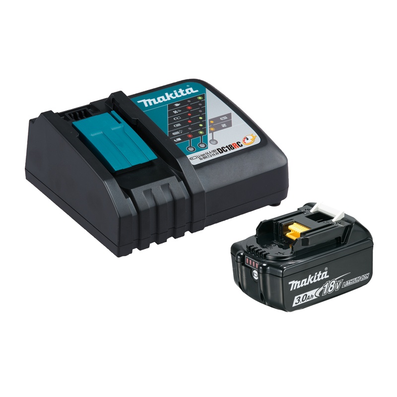 Набор Makita зарядное устройство DC18RC и батарея аккумуляторная BL1830B LXT (3,0Ач)