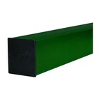Столб заборный, квадратный, 40х40 мм, 3 м, зеленый