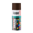 Эмаль аэрозольная Kudo KU-1012 универсальная коричневая (0,52 л)