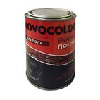 Эмаль для пола Novocolor ПФ-266 красно-коричневая (0,9 кг)