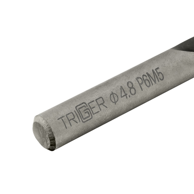 Сверло по металлу Trigger 73248 Р6М5 4,8 мм (уп. 2 шт.)