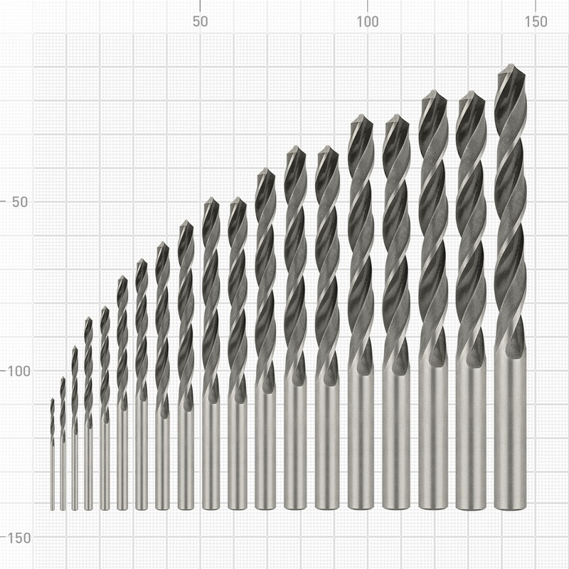 Набор сверл по металлу Trigger 74343 P6M5 1-10 мм (набор 19 шт.)