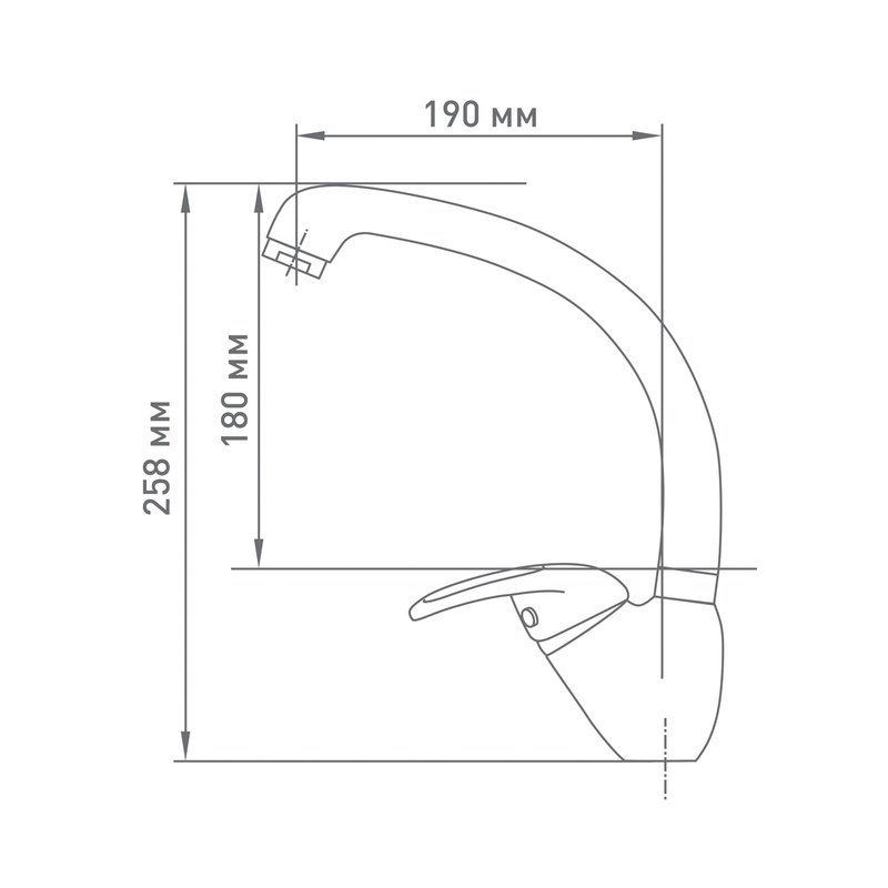 Смеситель для кухни Mix&Fix Zefir 1105-02
