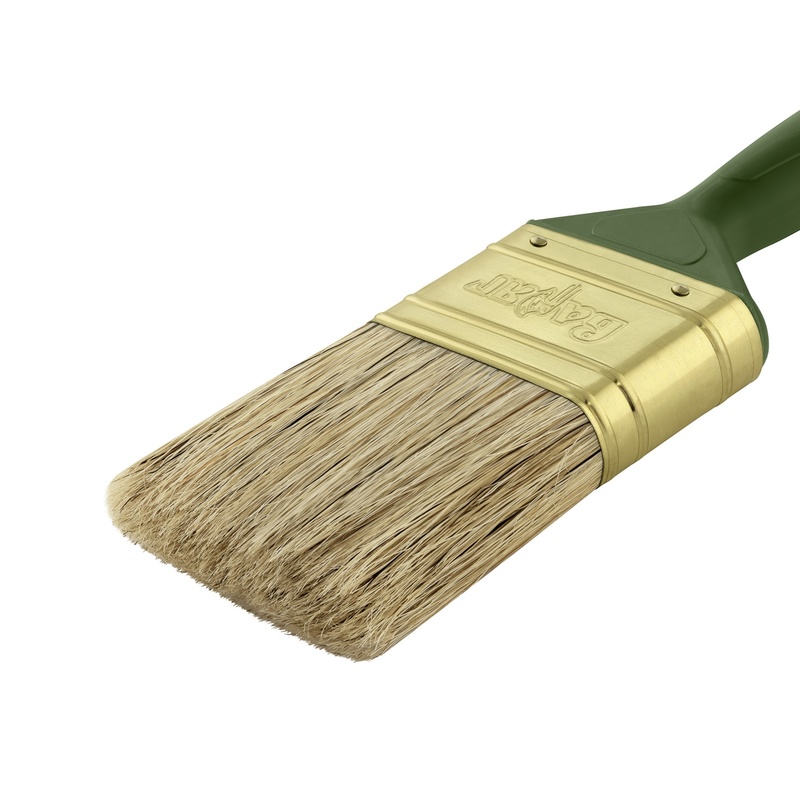 Кисть плоская ВАРЯГ 31233 светлая щетина 50 мм