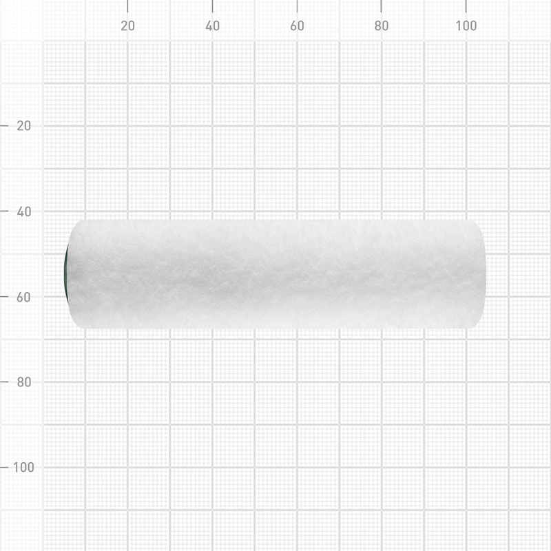 Мини-валик Варяг 31877 войлочный, ворс 5 мм, 100 мм (уп. 2 шт.)