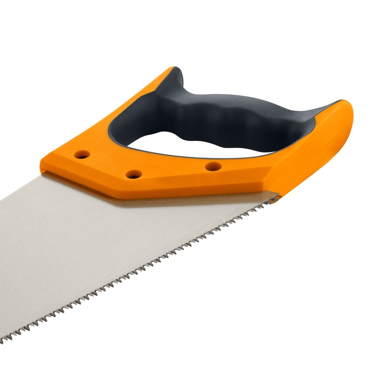 Ножовка по дереву Варяг 85675 3х гранная заточка, средний зуб, 400 мм