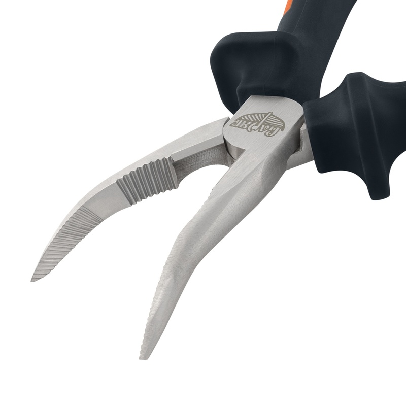 Тонкогубцы Варяг 87008 изогнутые CrMo 200 мм