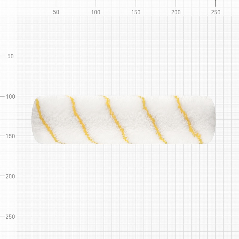 Валик Biber 31542, полиамид, ворс 10 мм, 230 мм