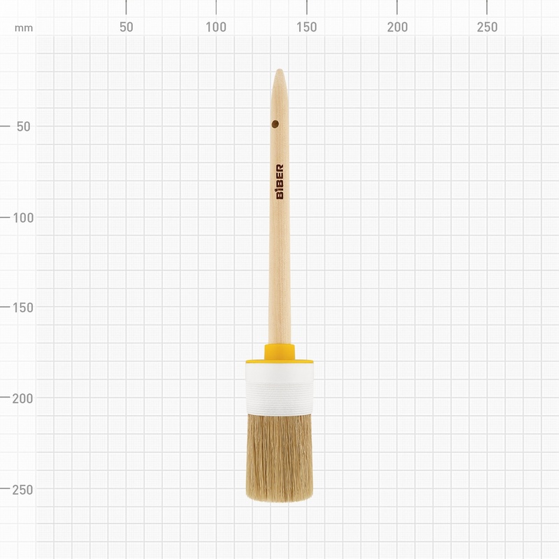 Кисть круглая Biber 31184 Стандарт 40 мм