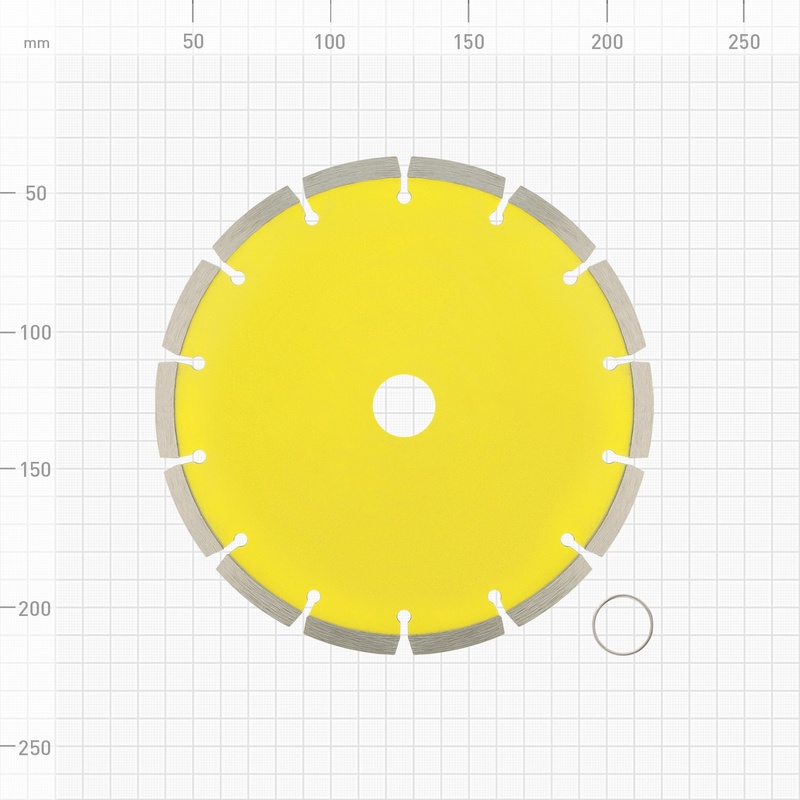 Диск алмазный сегментный Biber 70220 180 мм