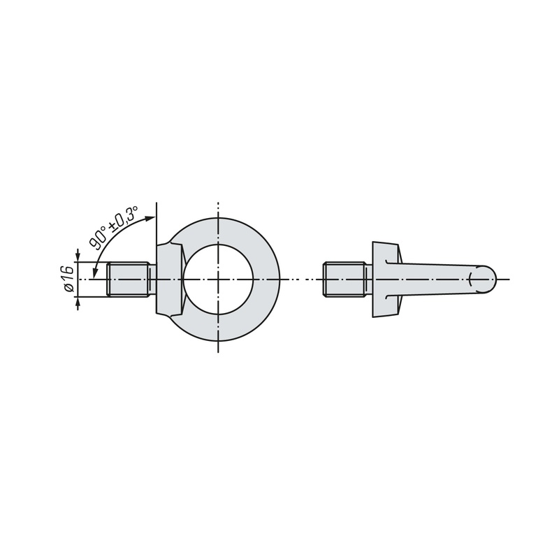 Рым-болт SWFS DIN580 М16 (10 шт)