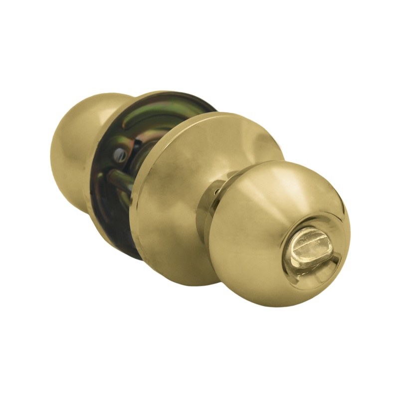 Защелка дверная SCHLOSS 42022 KL-01 с ручкой шар фиксатор золото (30)