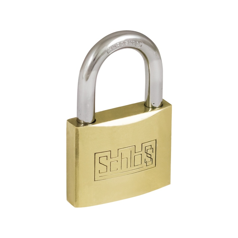 Замок навесной SCHLOSS PL-07/50 латунь (78013)
