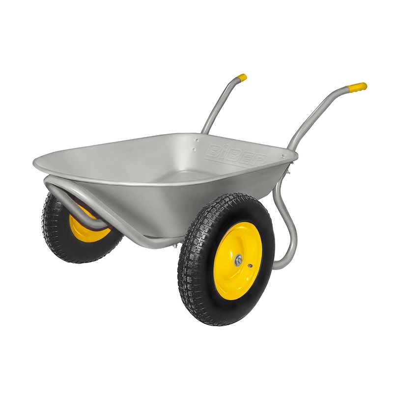 Тачка строительная Biber 99404n, 2-колесная, 78 л