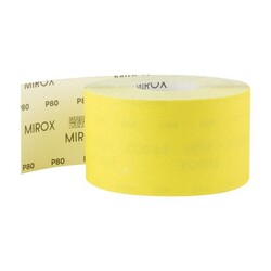 Бумага шлифовальная Mirka Mirox 115 мм Р80 рулон 50 м