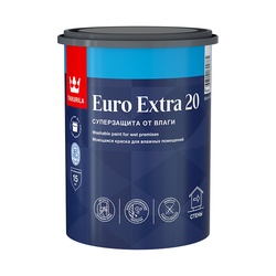 Краска для влажных помещений Tikkurila/Tikkivala Euro Extra 20 A полуматовая (0,9 л)