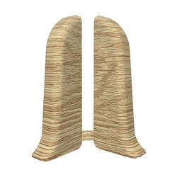 Заглушка Ideal Комфорт, карагач, 55 мм (50 шт., 25 лев., 25 прав.)