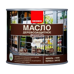 Масло для деревянных фасадов Neomid Premium палисандр (2 л)