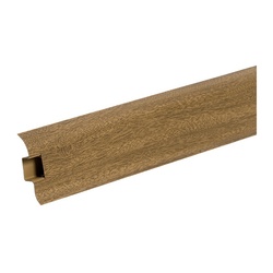 Плинтус Ideal Комфорт, с кабель-каналом, сантал, 55 мм (2,5 м)