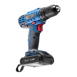 Дрель-шуруповерт Trigger 20102, 2 аккумулятора Li-ion (1,5Ач), 14,4V, 10 мм, 35 Нм, слайдер, кейс