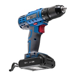 Дрель-шуруповерт Trigger 20103, 2 аккумулятора Li-ion (1,5Ач), 18V, 13 мм, 42 Нм, слайдер, кейс