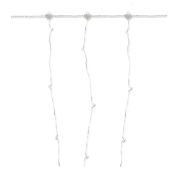 Гирлянда Роса-Занавес, 200LED, белый свет, 2х2 м, 8 режимов, IP20