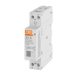 Контактор модульный TDM КМ63, 25А, 2П, 2НО