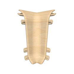 Угол внутренний Ideal Комфорт 261, клен, 55 мм ( 20 шт.)