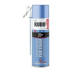 Пена полиуретановая монтажная Kudo Home 20+ бытовая всесезонная (0,65 л)